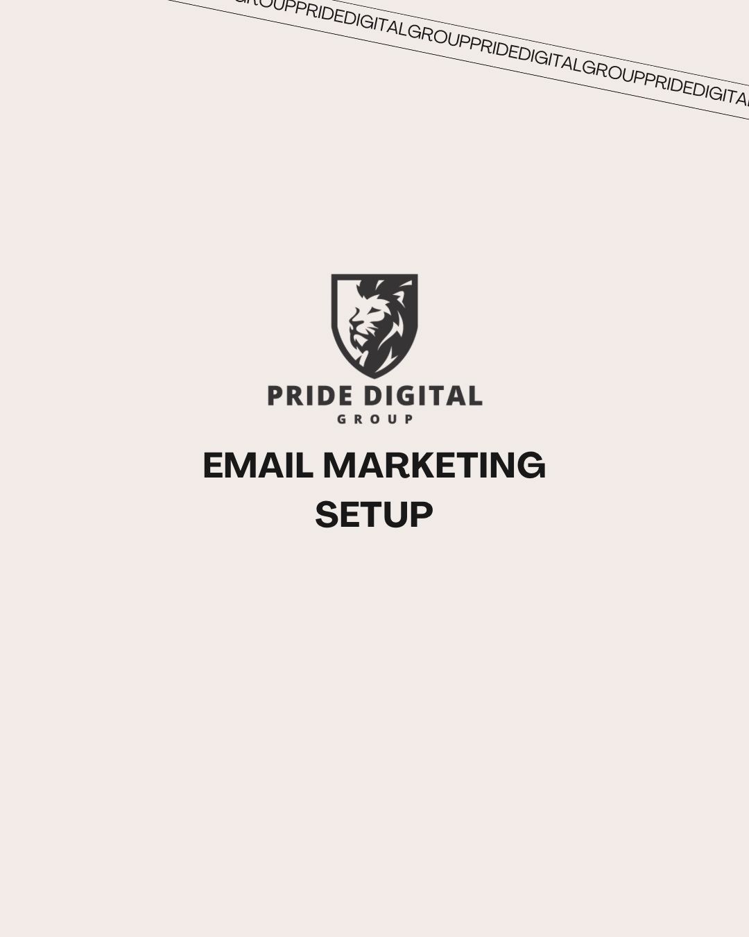 Email Marketing Setup